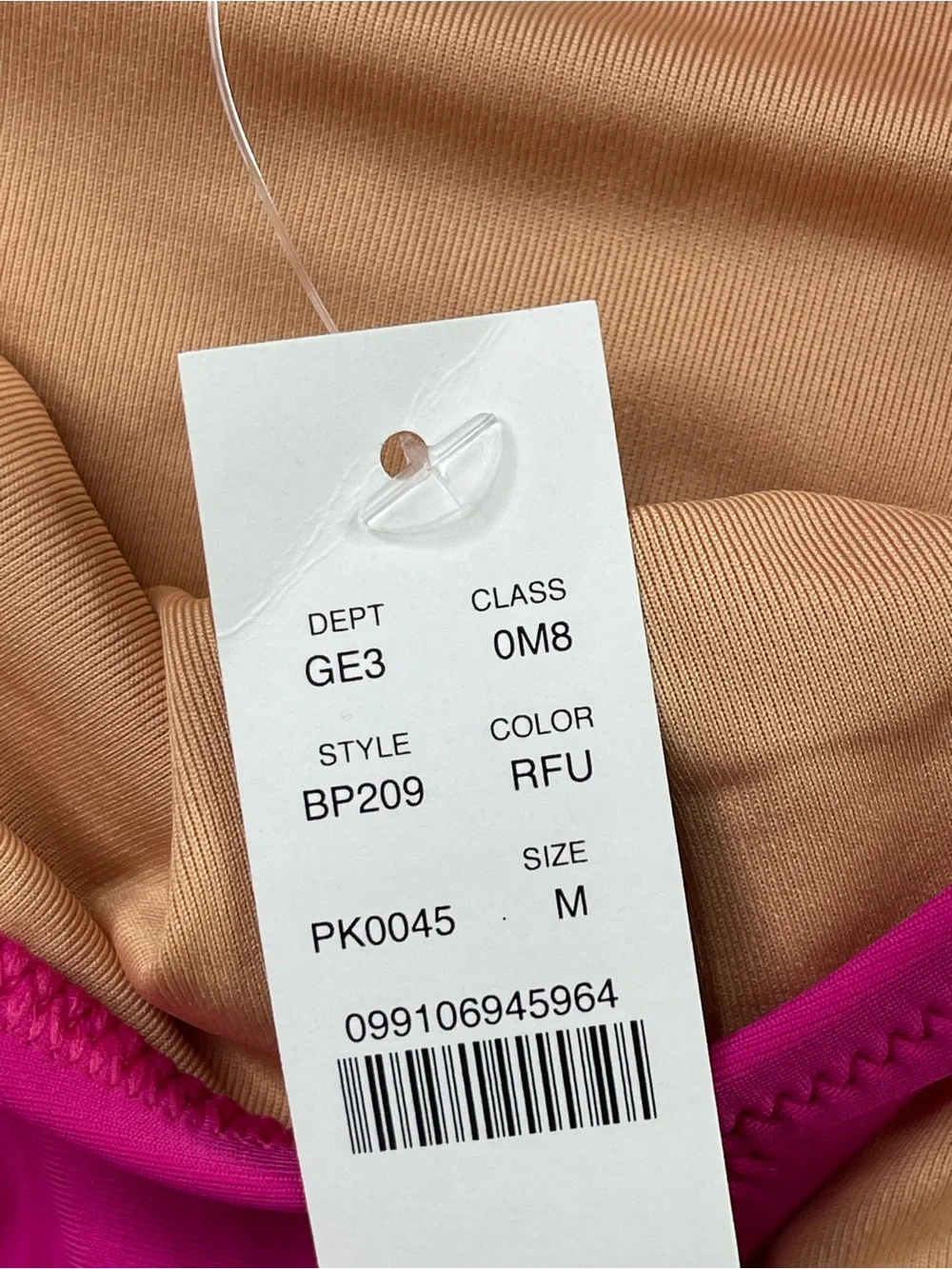 J. Crew Heritage 1989 high-leg bikini bottom Radiant Fuchsia Size Medium